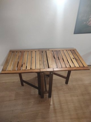 Mesa plegable madera exterior Ikea