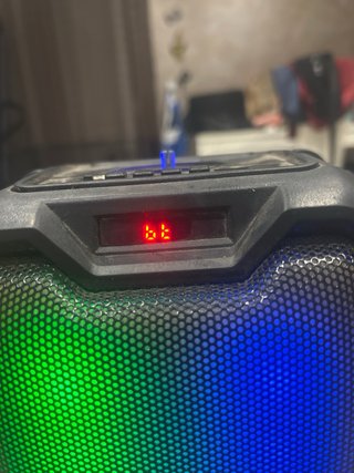 Altavoz LED Negro