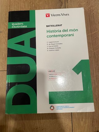 Libro de historia de primero de bachillerato