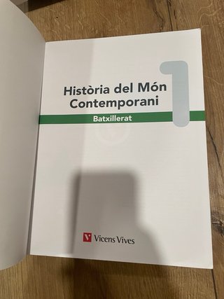 Libro de historia de primero de bachillerato
