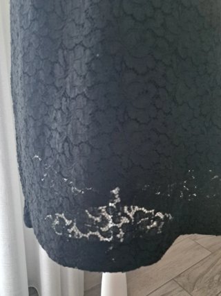 Tubino nero in pizzo