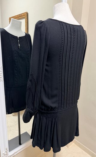 Vestido corto negro Mango Suit