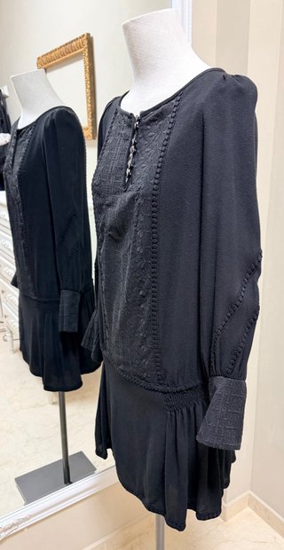 Vestido corto negro Mango Suit