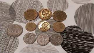 Lote monedas francesas antiguas, francos