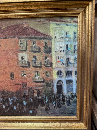 Espectacular óleo de Manuel Losada