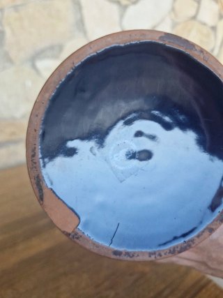 Vaso Blu Sesto Fiorentino Vintage