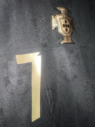 Camiseta Portugal Mundial 26 Puma Negra