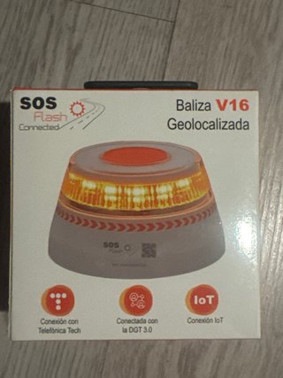 Baliza V16 Geolocalizada SOS Flash