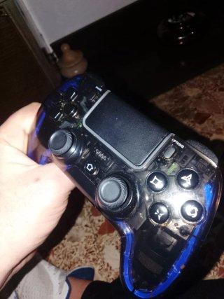 Mando PS4 Transparente Personalizable