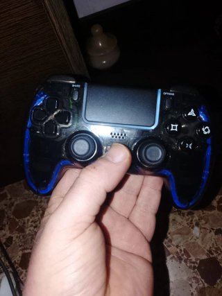 Mando PS4 Transparente Personalizable