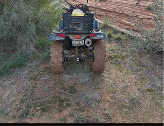 Quad Hisun 400 Negro/Gris Todoterreno