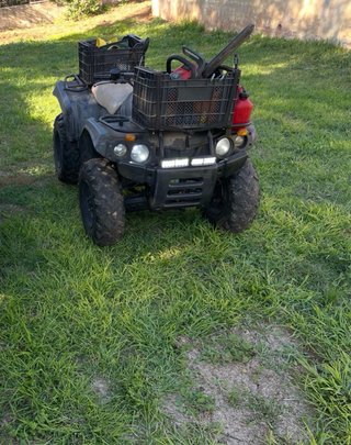 Quad Hisun 400 Negro/Gris Todoterreno