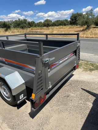 Remolque caja abierta 750kg