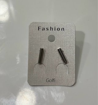 Pendientes Golfi plateados
