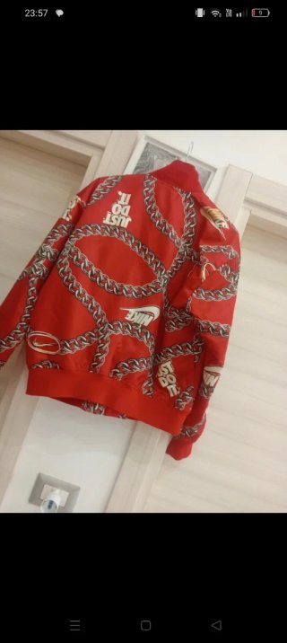 Giubbotto Nike Unisex Taglia S Rosso