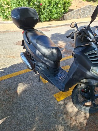 SYM 125 HD Evo Scooter Negra/Gris