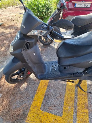 SYM 125 HD Evo Scooter Negra/Gris