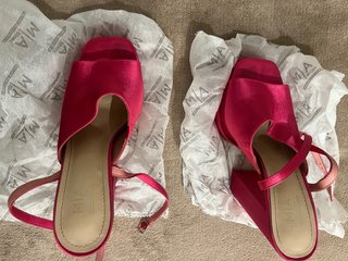Zapatos MIA fucsia plataforma tacón alto