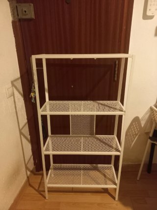 Estantería Metálica Blanca