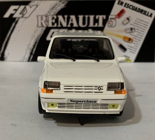Scalextric Fly Renault 5 GT Turbo Blanco