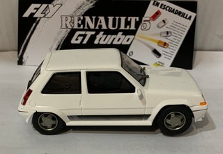Scalextric Fly Renault 5 GT Turbo Blanco