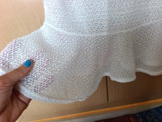 Camiseta blanca calada