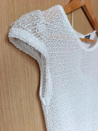 Camiseta blanca calada