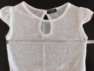 Camiseta blanca calada