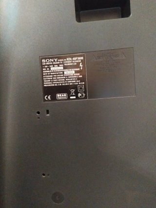 Televisión Sony 40 Negra y Azul