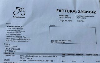 Bicicleta de carretera Bianchi Oltre