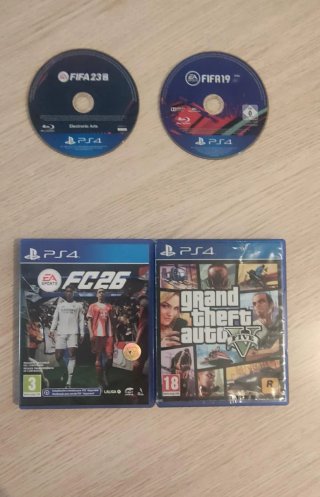 PS4 Fat + 3 Juegos