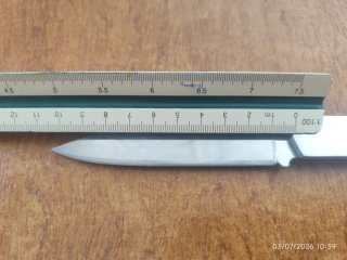 108 Girodias l 10,8 cm.Con funda artesanal cuero