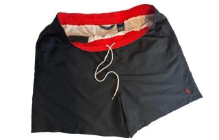 Bañador Polo Ralph Lauren 2XB (BIG) Negro y Rojo