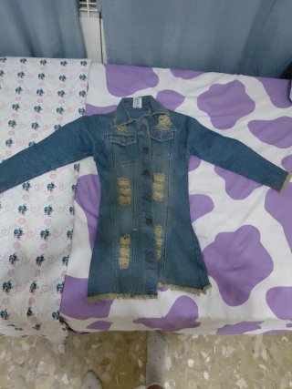 Abrigo de Jean Largo niña talla 10