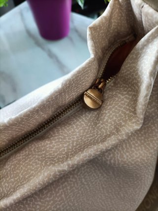 Borsa Borbonese Beige Oro