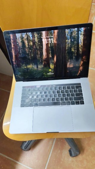 Portátil Apple Plata con Cargador