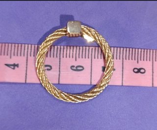 Conjunto bisuteria acero dorado 4 pcs