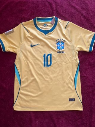 Camiseta Brasil Neymar Jr 10 Talla L Nueva