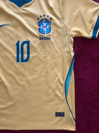Camiseta Brasil Neymar Jr 10 Talla L Nueva