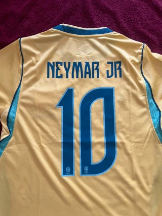 Camiseta Brasil Neymar Jr 10 Talla L Nueva