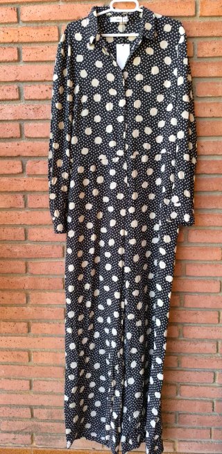 Mono largo lunares Mango