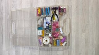 Caja de materiales para bisutería