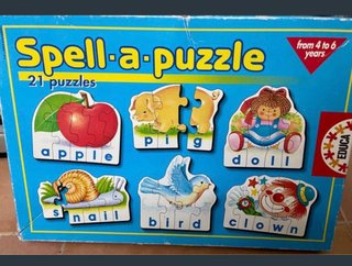Puzzle Spell-a-puzzle Educa Inglés