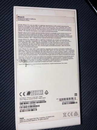 iPhone 13 Blanco (Pantalla Rota)
