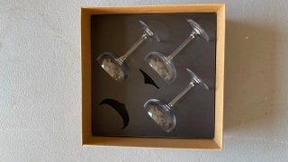 Set 4 calici Degrenne in cristallino