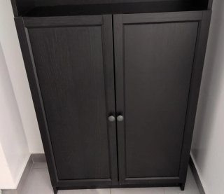 Estantería | Vitrina IKEA BILLY puertas OXBERG