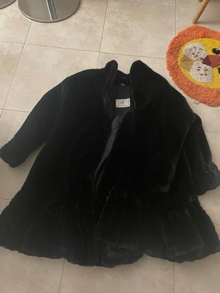 Abrigo de cuero COUTURE HÉLÈNE negro