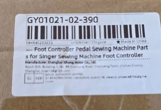 Pedal Electrónico para Máquina de Coser Singer