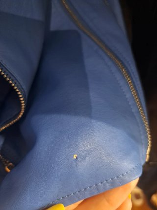 Chaqueta Vila polipiel azul