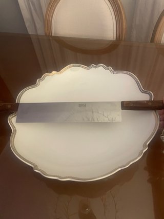 Cuchillo de cocina madera y metal